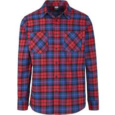 Urban Classics Checked Flanell Shirt 5 - Red/Royal