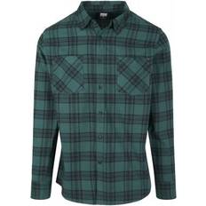 Urban Classics Checked Flanell Shirt 7 - Dark Green/Black