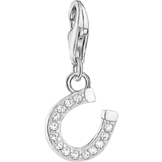 Thomas Sabo Charm Club Horseshoe Charm - Silver/White