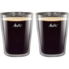 Ohne Griff Milchkaffee-Gläser Melitta Double-Walled Milchkaffee-Glas 20cl 2Stk.