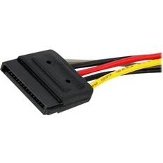 12 Inch Slimline SATA to SATA Hard Drive and Molex LP4 Power Adapter Cable  - Micro Connectors, Inc.