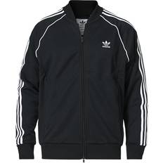 Baumwolle - Bomberjacken - Herren - L Oberbekleidung Adidas Adicolour Classics Primeblue SST Track Jacket - Black/White