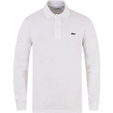 Lacoste Long Sleeve Classic Fit Polo Shirt - White