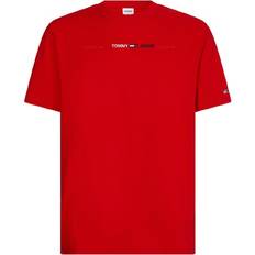 Tommy Jeans Linear Logo T-shirt - Deep Crimson