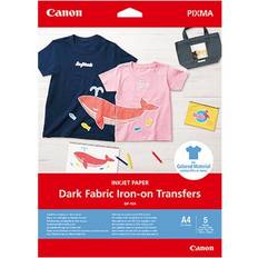 Canon Dark Fabric Iron-on Transfers A4 5-Sheets 160g/m² 5Stk.