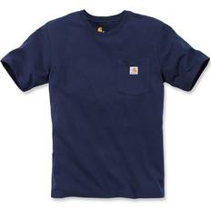 Carhartt Herre T-skjorter & Singleter Carhartt Workwear Pocket Short-Sleeve T-shirt - Navy