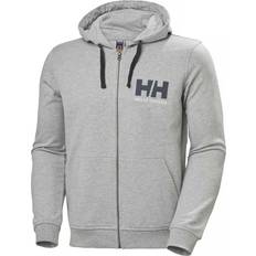 Helly Hansen Gensere Helly Hansen HH Logo Full Zip Hoodie - Grey Melang