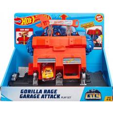 Hot Wheels Toy Garage Hot Wheels Gorilla Rage Garage Attack Play Set