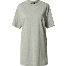 T-Shirt-Kleider Nike Sportswear Essential Dress - Dark Gray Heather/White