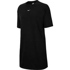 Lockere Passform Kleider Nike Sportswear Essential Dress - Black/White
