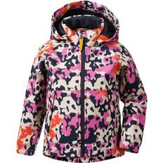 Didriksons Dellen Printed Kid's Softshell Jacket - Purple Algae (503725-853)