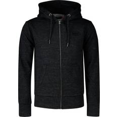 Superdry Orange Label Classic Hooded Jacket - Black Snow Heather