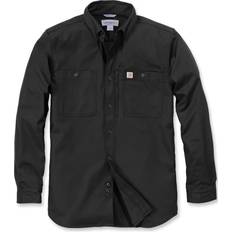 Carhartt Herren Hemden Carhartt Rugged Professional Long-Sleeve Work Shirt - Black