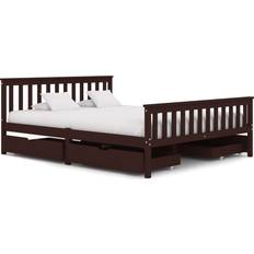 vidaXL Bed Frame with 4 Drawers 82cm Bettrahmen 160X200cm