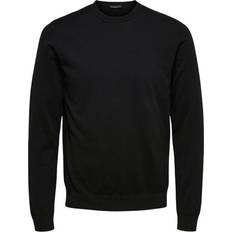 Selected Pima Cotton Jumper - Black