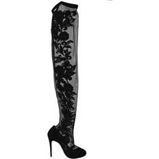 Dolce & Gabbana Over Knee High Boots - Black