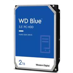 Western Digital 3.5" - Harddisk (HDD) Harddisker & SSD-er Western Digital Blue WD20EZBX 256MB 2TB