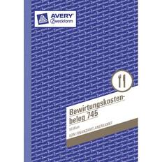 Avery Kalender & Notizblöcke Avery Bewirtungskosten -Beleg 745 A5