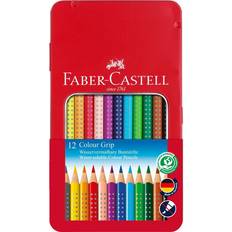Stifte Faber-Castell Colour Grip Colour Pencil Tin of 12