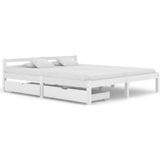 vidaXL Bed Frame with 2 Drawers 60cm Bettrahmen 160X200cm