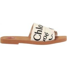 Chloé Woody Flat Mule - White