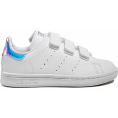 Adidas Kid's Stan Smith - Cloud White/Cloud White/Silver Metallic