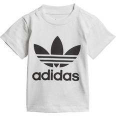 0-1M Overdeler adidas Infant Trefoil T-shirt - White/Black (DV2828)