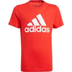 Adidas Boy's Essentials T-shirt - Vivid Red/White (GN3993)