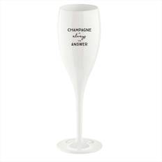 Plast Champagneglass Koziol Is The Answer Champagneglass 10cl 6st