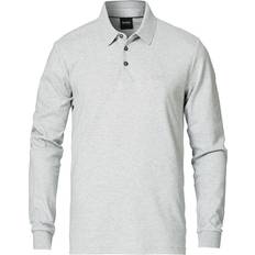 Hugo Boss Pado Embroidery Logo Polo Shirt - Light Grey