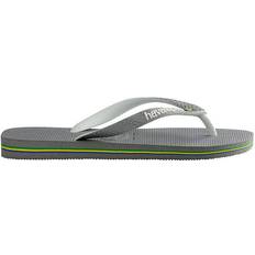 Herre Flip-Flops Havaianas Brasil Logo - Steel Grey