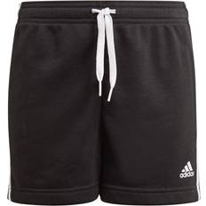 Adidas Girl's Essentials 3-Stripes Shorts - Black/White (GN4057)