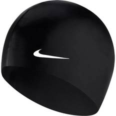 Hvite Badehetter Nike Solid Silicone Cap