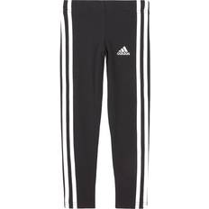 Adidas Girl's Essentials 3-Stripes Leggings - Black/White (GN4046)