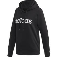 Adidas Essentials Linear Pullover Hoodie - Black/White