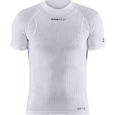Weiß Basisschicht-Oberteile Craft Sportswear Active Extreme X CN SS Men - White