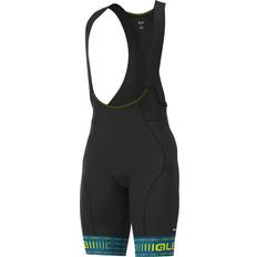 Alé Graphics PRR Green Road Bib Shorts Men - Black/Turquoise