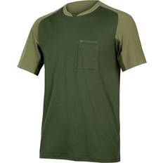 Herren - Wolle Bekleidung Endura GV500 Foyle T Cycling Jersey Men - Olive Green