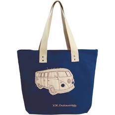 VW Collection T1 Bus Shopper Bag - Dark Blue