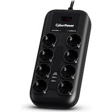 Overspenningsvern CyberPower P0820SUF0-DE 8-way 1.8m