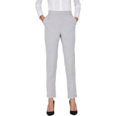 Anzughosen - Damen - L Vero Moda Maya Tailored Trousers - Grey/Light Grey Melange