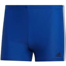 Blau - Boxer & Hotpants - Damen Slips Adidas 3-Stripes Swim Boxers - Collegiate Royal/White