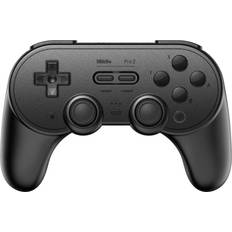 Nintendo Switch - Trådløs Håndkontroller 8Bitdo Pro 2 Bluetooth Gamepadd - Black Edition