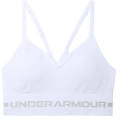 Under Armour Women Underwear Under Armour Seamless Low Long Sports Bra - White
