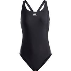 Adidas Women's SH3.RO Classic 3-Stripes Swimsuit - Black/White