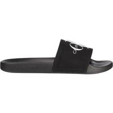 Calvin Klein Unisex Slippers & Sandals Calvin Klein Monogram Slide - Black