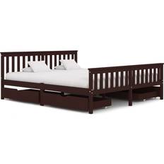 vidaXL Bed Frame with 4 Drawers 82cm Bettrahmen 180X200cm