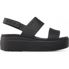 Crocs Dame Sandaler Crocs Brooklyn Low Wedge - Black