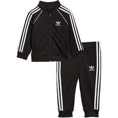 Rüschenkleider Kinderbekleidung Adidas Infant Adicolor SST Tracksuit - Black/White (GN8441)