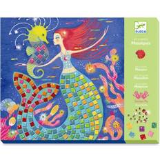 Skumgummi Hobbybokser Djeco The Mermaids Song Mosaic Kit